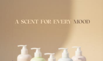 طراحی گرافیک برای ژل شست و شو برند Fiora