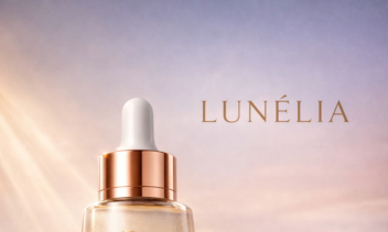 Ultra-Luxury Cosmetic Brand Identity & Logo Design for High-End Skincare Brand (LUNÉLIA)