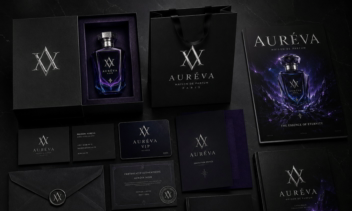 AURÉVA | Luxury Perfume Brand Logo & Visual Identity