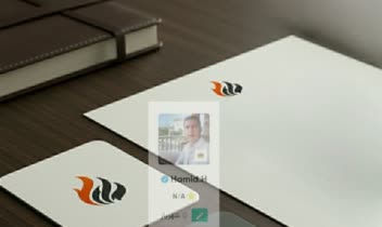 طراحی لوگو و کارت ویزیت برند آذر
