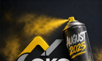 طراحی لوگو برند تبلیغاتی OKO AD Management مال لندن 1August 2025