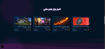 طراحی وب سایت sandoghacademy در زمینه آموزش ترید