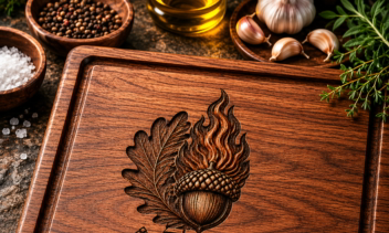 طراحی لوگوی حرفه‌ای صنایع چوب (مینیمال و الهام‌گرفته از بافت چوب)