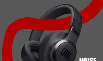 نمونه کار پوستر تبلیغاتی هدفون JBL