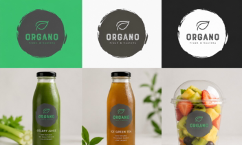 طراحی لوگو و هویت بصری برند ORGANO
