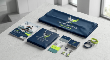 طراحی هویت بصری و اقلام تبلیغاتی برند VIGOR SPORTS