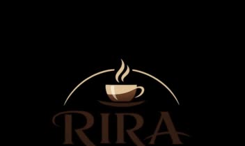 لوگو طراحی شده با اسم برای کافیشاپ