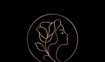 لوگو طراحی شده برای آرایشگاه زنانه