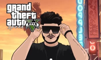 طراحی وکتور در سبک GTA با عکس مشتری