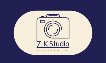 طراحی لوگو و هویت بصری برند "Z.K Studio"
