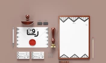 طراحی کاور و نمونه محصول و ست اداری