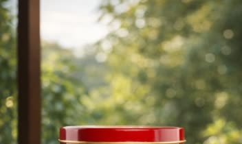 عکاسی محصول از قوطی چای سیاه آسام شهرزاد.