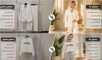تولید محتوا و معماری برای پیج ها با ai
