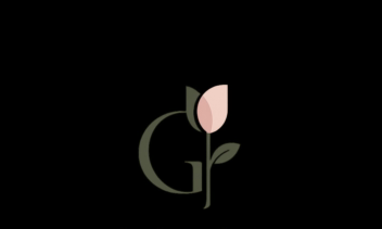 طراحی لوگو مینی‌مال برای گل فروشی