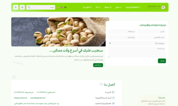 نمونه سایت فروشگاه اینترنتی پسته ایرانی