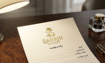 نمونه طراحی لوگو و لوگو تایپ گالری زرین