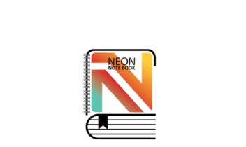 طراحی برندینگ و لوگو انلاین شاپ NEON NOTE BOOK