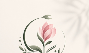 طراحی لوگو هویت بصری گل‌ فروشی