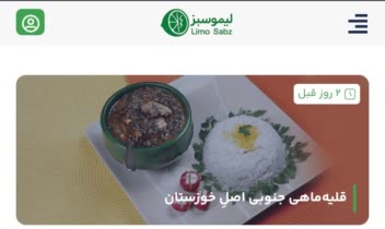 طراحی وب سایت کامل لیموسبز (فروشگاهی ، مجله ای)
