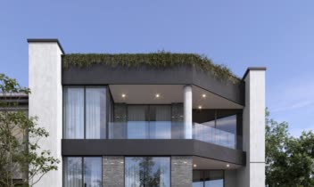 طراحی نمای پروژه ساختمان ویلایی