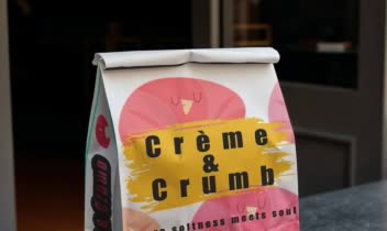 طراحی پکیجینگ سوییت هوم Creme and crumb