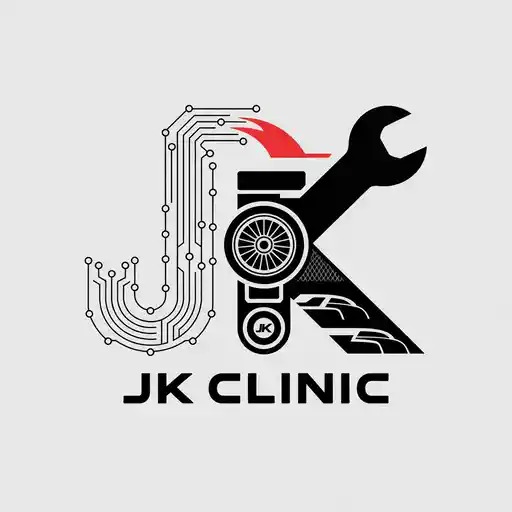طراحی لوگوی تخصصی JK CLINIC برای JAC,KMC
