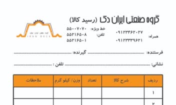 طراحی لوگو و ست اداری گروه صنعتی ایران دک