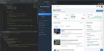 سیستم مدیریت محتوای سفارشی با PHP و Laravel برای پورتال خبری پربازدید