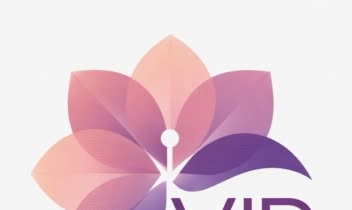 طراحی لوگو برای گل فروشی  VIP SHOP