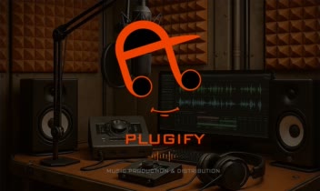 طراحی لوگو و آیکون اختصاصی برای پلتفرم موسیقی Plugify (پلاگیفای)