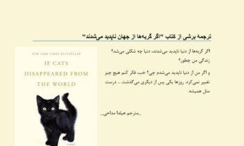 ترجمه انگلیسی به فارسی برشی از یک رمان