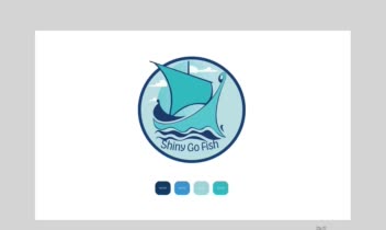 لوگو و هویت برند ShinyGoFish Co