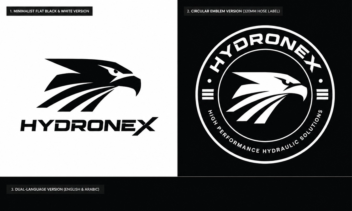 طراحی هویت بصری و بسته‌بندی صنعتی برای برند HYDRONEX