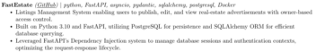 State Management System API List
