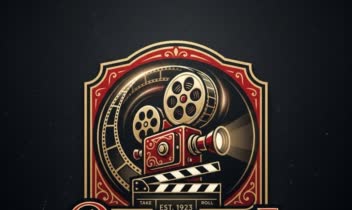 طراحی لوگوی حرفه ای برای برند سینما و پلتفرم فیلم