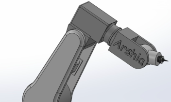 طراحی و مونتاژ بازوی رباتیک صنعتی با SolidWorks
