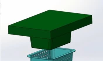 طراحی قالب تزریق پلاستیک سبد با SolidWorks