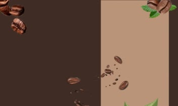نمونه خام بنر و پوستر طراحی شده برای کافی شاپ