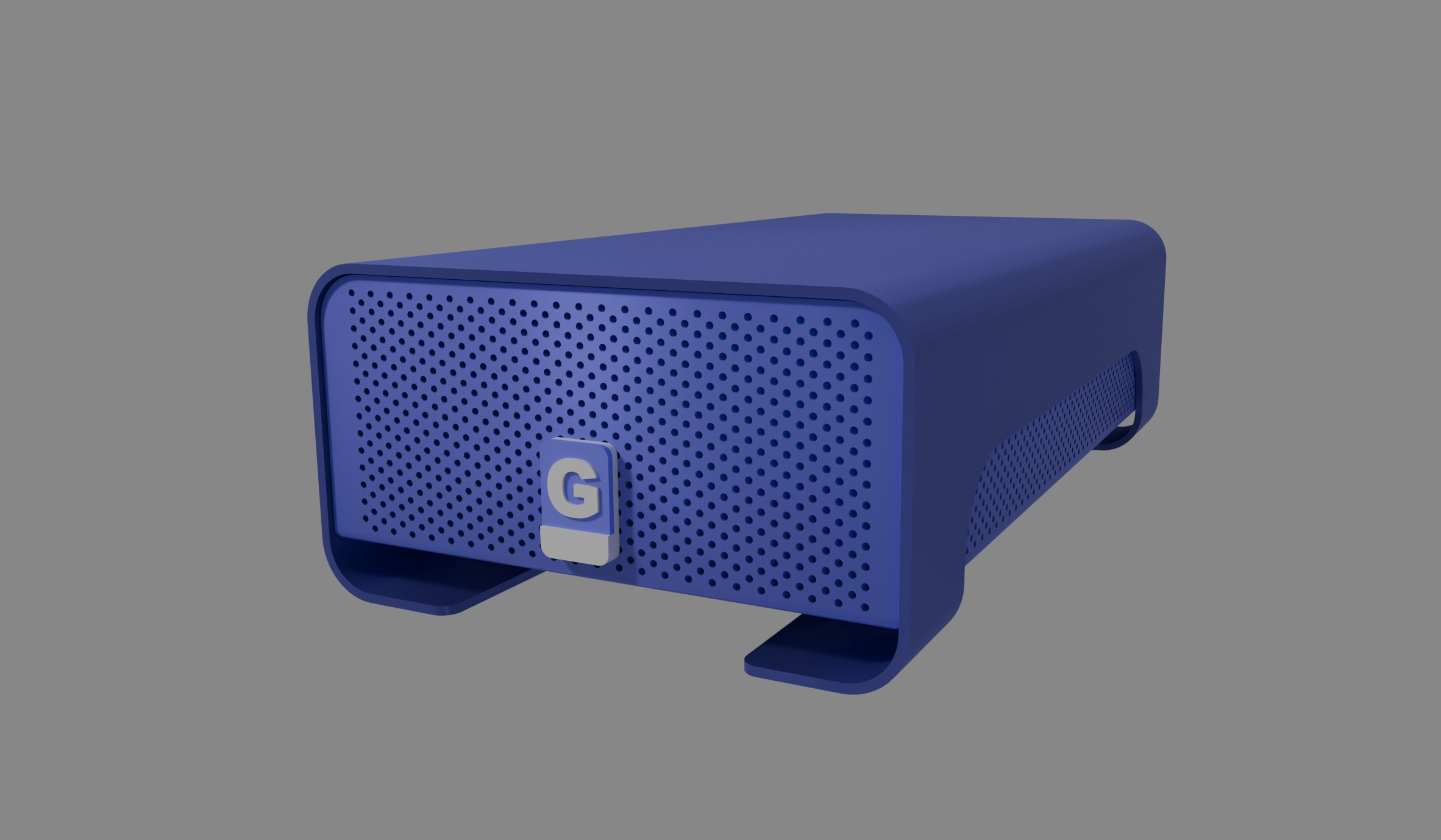 3d model + present and render of A Hard drive