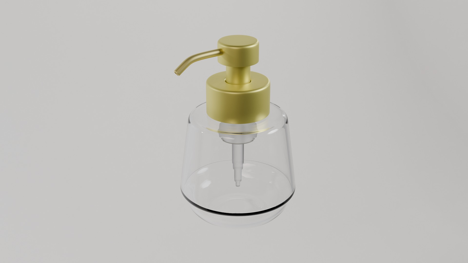 Twp type of a hand wash bottle 3d mesh product visualization