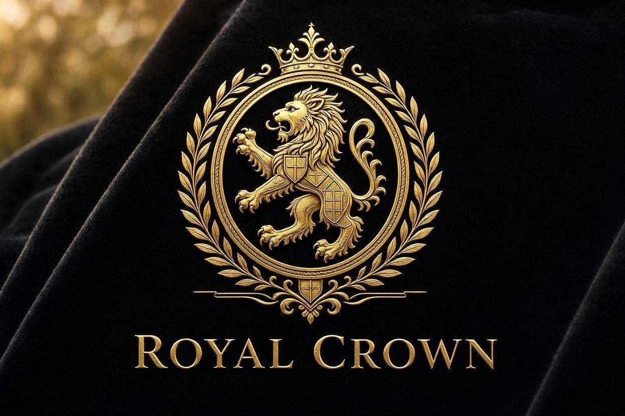 طراحی نشان‌واره و نشان ارستوکراتیک (Royal Crest) «ROYAL CROWN»