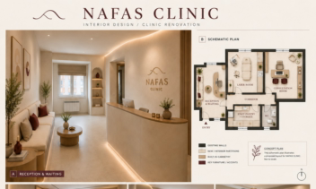 طراحی داخلی  کلینیک زیبایی نفس