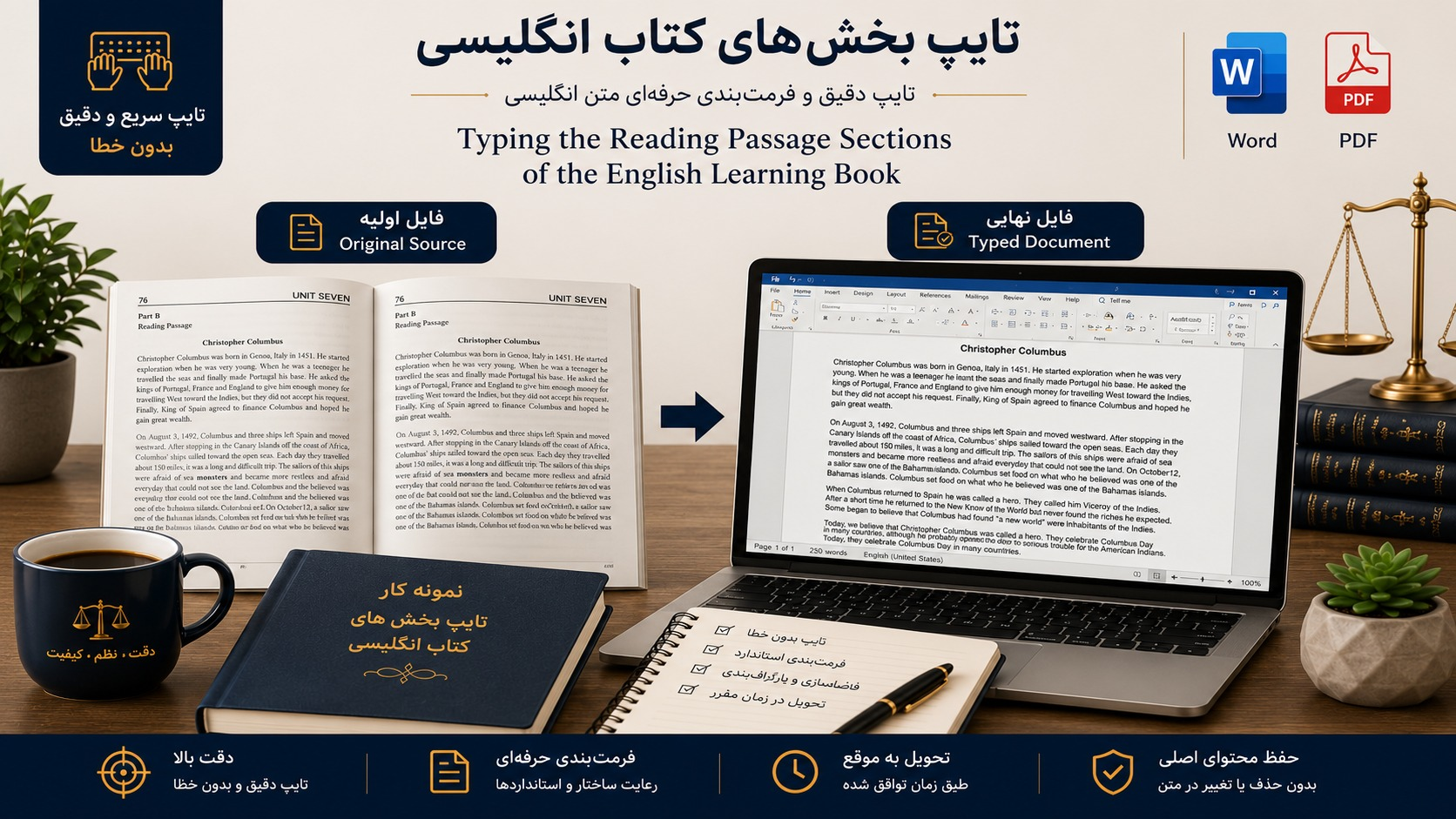 English Typing – Reading Passage