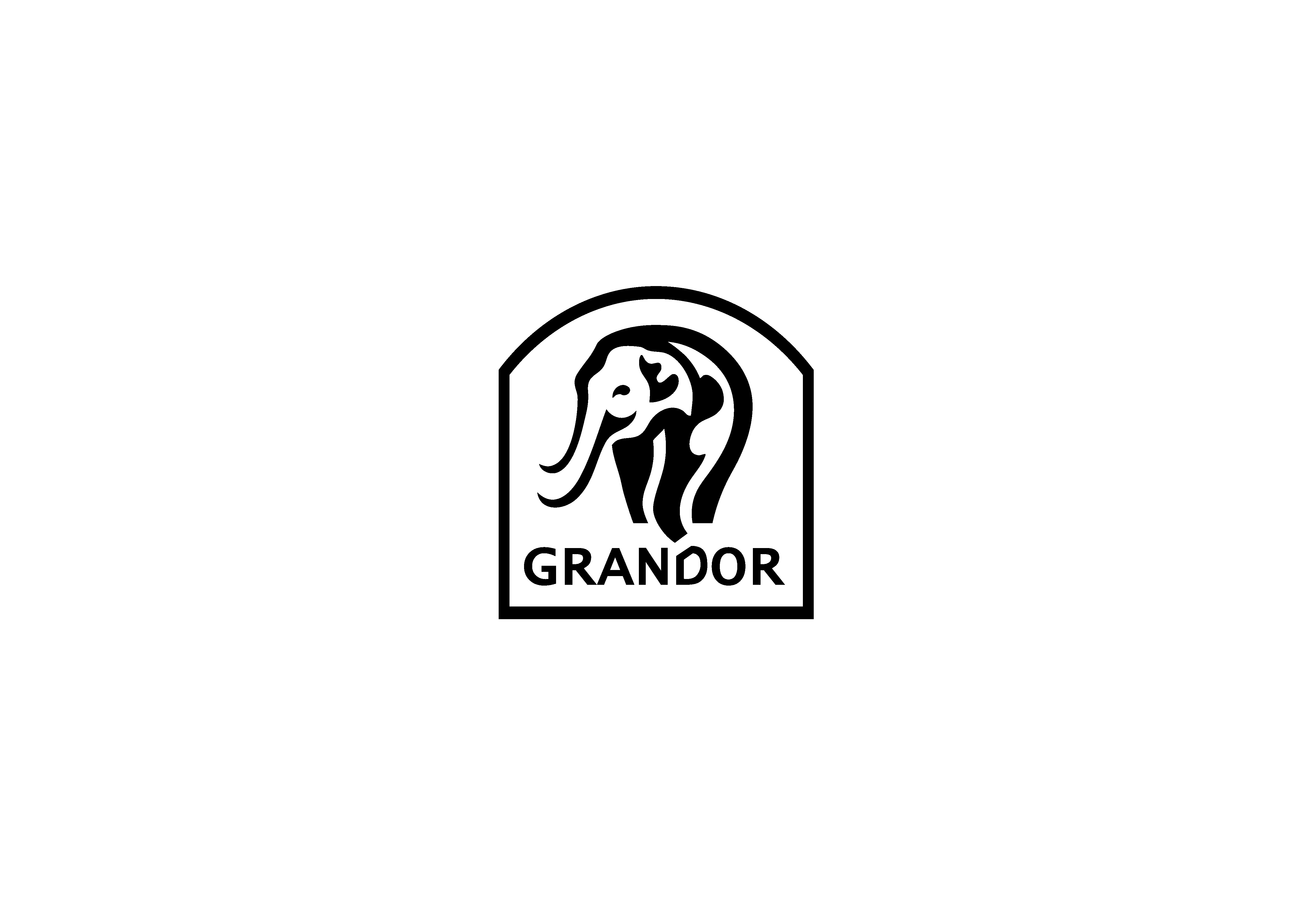طراحی لوگوی امبلم برای برند Grandor