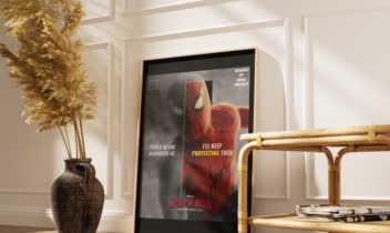 طراحی پوستر فن‌آرت Spiderman - Brand new day
