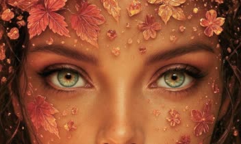 تصویرسازی مفهومی سه‌بعدی | تلفیق پرتره، گل و طبیعت با کلاژ دیجیتال