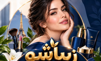 طراحی ۳ بنر تبلیغاتی برای لوازم آرایشی و بهداشتی زیباشو