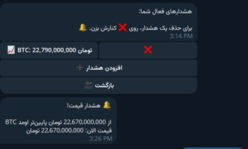 توسعه ربات تلگرامی ارز دیجیتال
