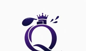 طراحی لوگو برای برند عطر Queen
