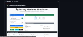 TuringMachine-Simulator | شبیه‌ساز تعاملی ماشین تورینگ